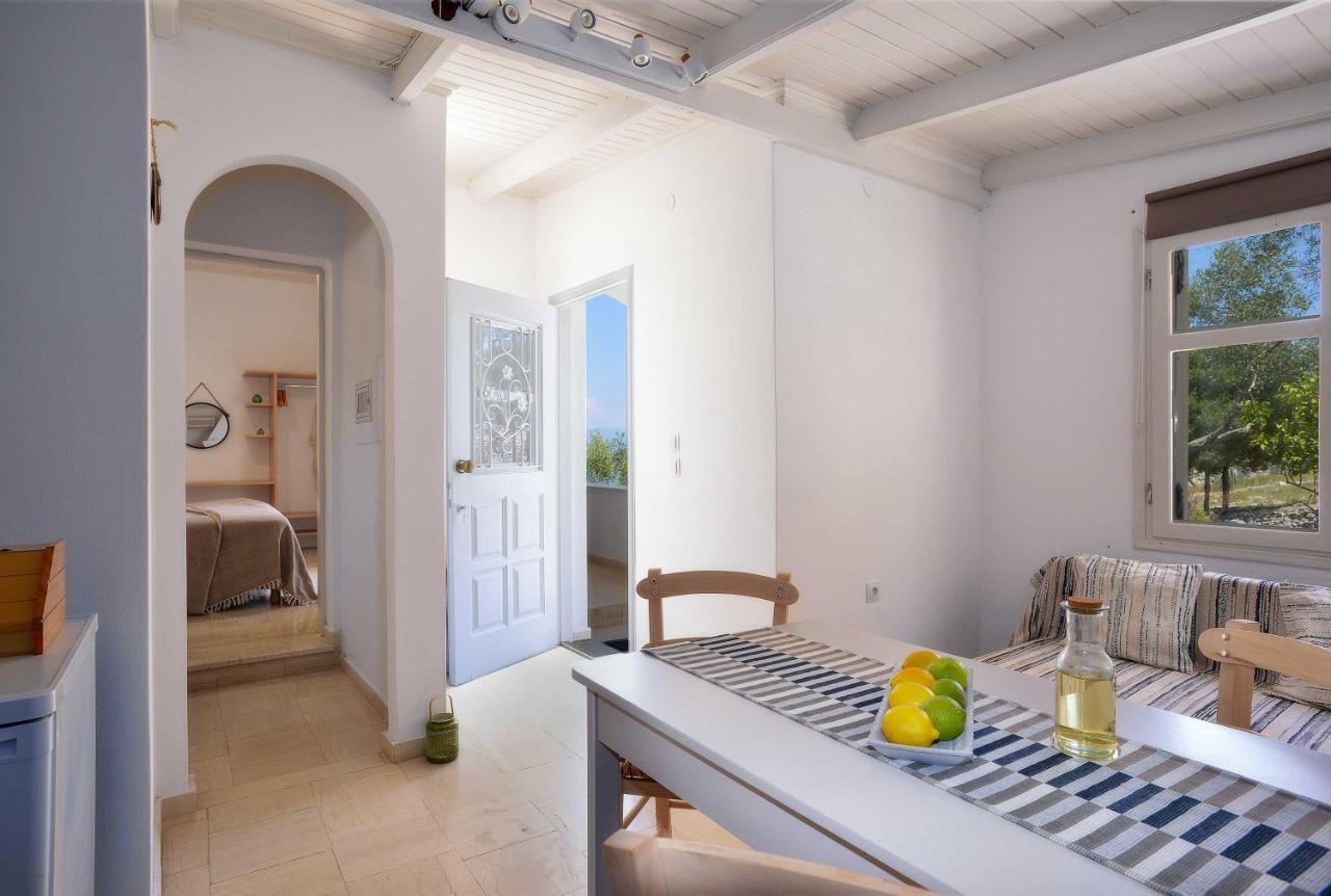 New! Paxoswhite Sea View Apartments & Studios! 盖奥斯 外观 照片